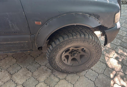 Universal Fender Flares UNIV-034 (4 pcs, ABS plastic, black) - image 6