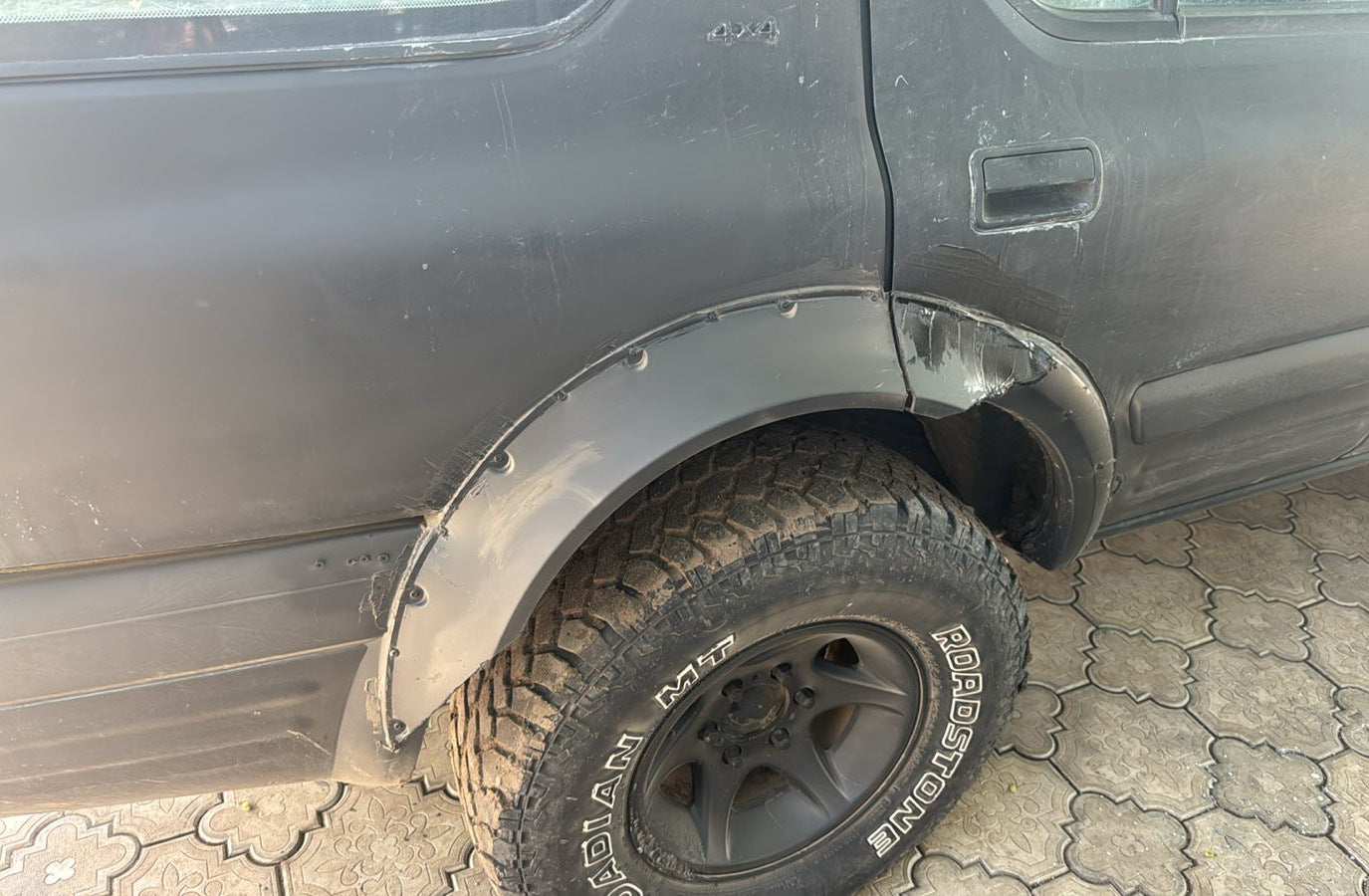 Universal Fender Flares UNIV-034 (4 pcs, ABS plastic, black) - image 5