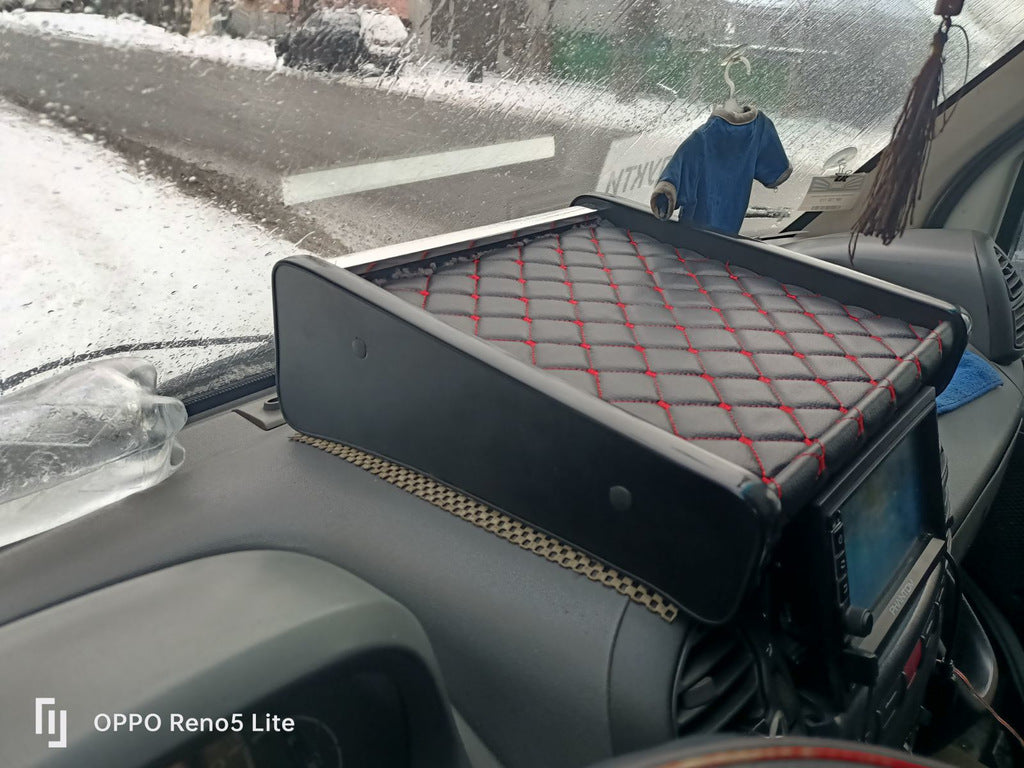 Dashboard Shelf 2000-2006 (Black with Red Stitching) for Fiat Ducato 1995-2006 - image 5