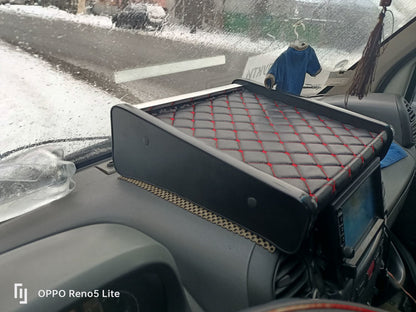 Dashboard Shelf 2000-2006 (Black with Red Stitching) for Fiat Ducato 1995-2006 - image 5