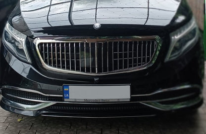 Maybach front bumper assembled for Mercedes Vito / V-class W447 2014↗ year - image 1