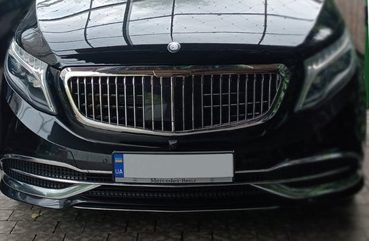 Maybach front bumper assembled for Mercedes Vito / V-class W447 2014↗ year - image 1