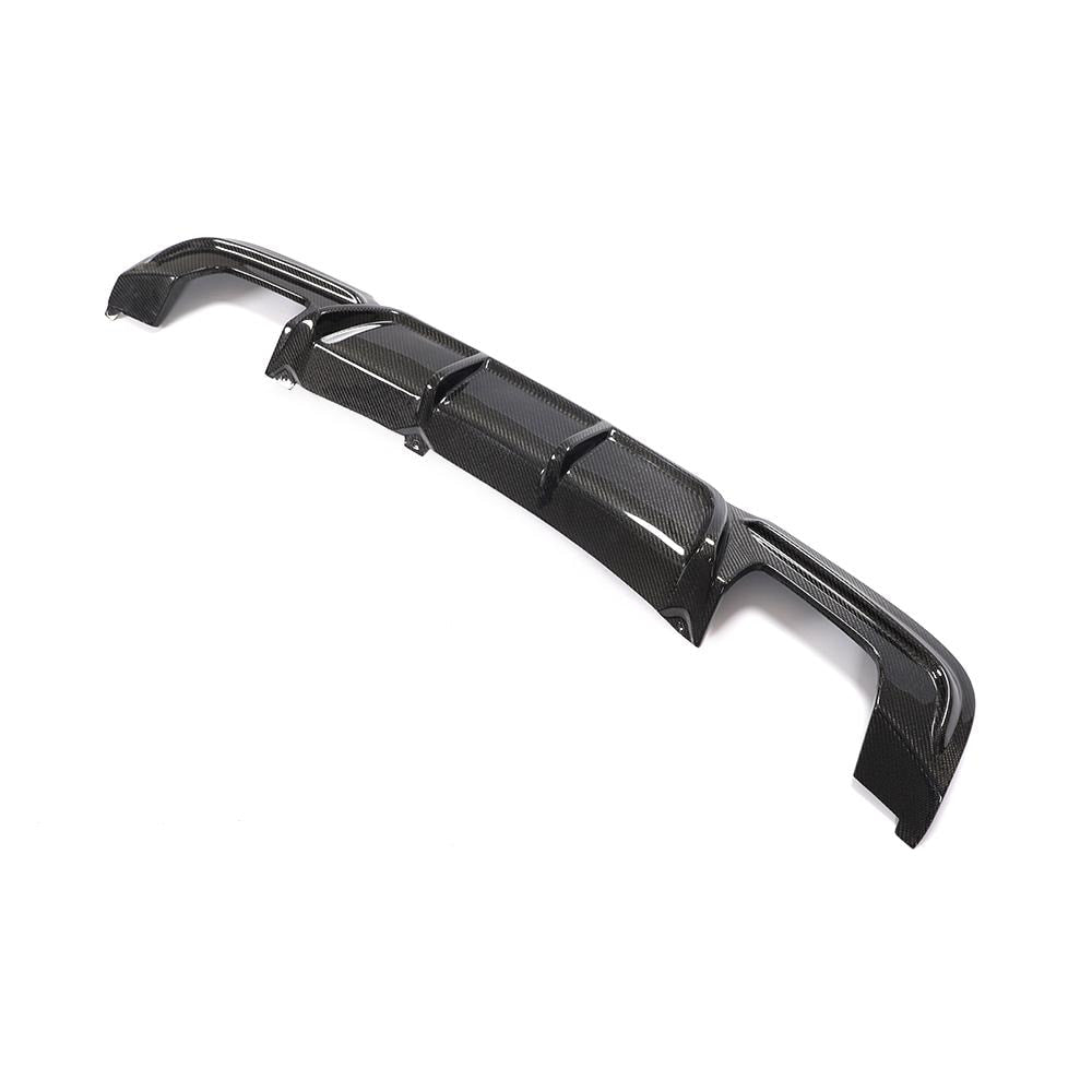 Rear Bumper Diffuser Carbon Fiber V2 (for E90 M Sport) for BMW 3 series E-90/91/92/93 2005-2011 - image 14