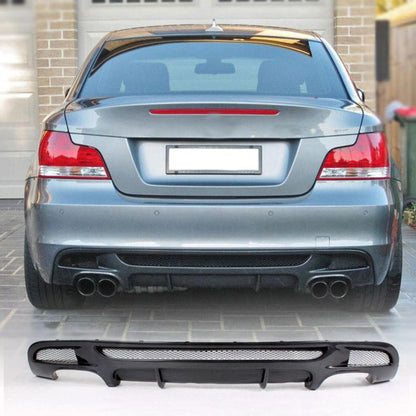 Rear Bumper Diffuser Carbon Fiber V1 (for E82/E88 M Sport) for BMW 1 series E81/82/87/88 2004-2011 - image 14