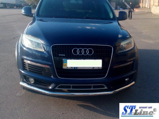 Front protection ST008 (stainless) for Audi Q7 2005-2015 - image 2