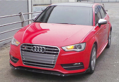 Front lip spoiler add-on DPT V-3 (Sedan/HB, gloss black) for Audi A3 2012-2020 - image 3