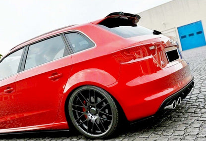 DPT V-1 Spoiler (HB, Gloss Black) for Audi A3 2012-2020 - image 1