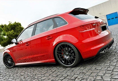 DPT V-1 Spoiler (HB, Gloss Black) for Audi A3 2012-2020 - image 3