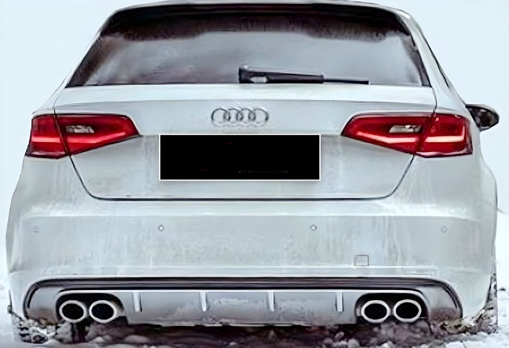 Rear Diffuser DPT V-1 (2012-2016, HB, Gloss Black) for Audi A3 2012-2020 - image 2