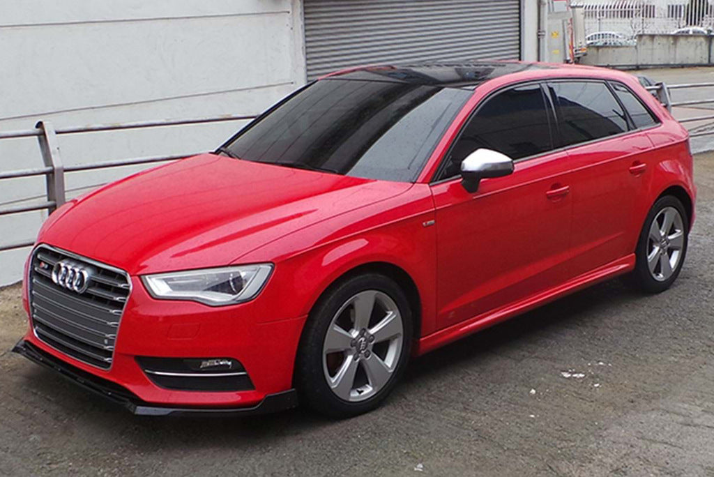 Side Skirts DPT (HB, Gloss Black) for Audi A3 2012-2020 - image 3