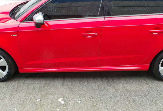 Side Skirts DPT (HB, Gloss Black) for Audi A3 2012-2020 - image 2