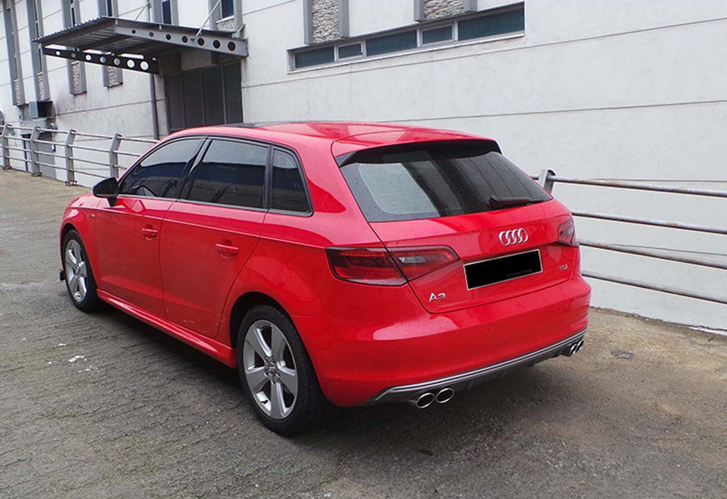 Side Skirts DPT (HB, Gloss Black) for Audi A3 2012-2020 - image 4