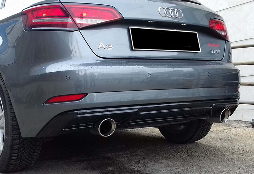DPT rear diffuser (HB, 2017-2020, gloss black) for Audi A3 2012-2020 - image 3