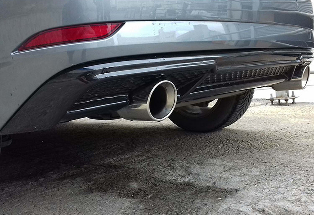DPT rear diffuser (HB, 2017-2020, gloss black) for Audi A3 2012-2020 - image 1