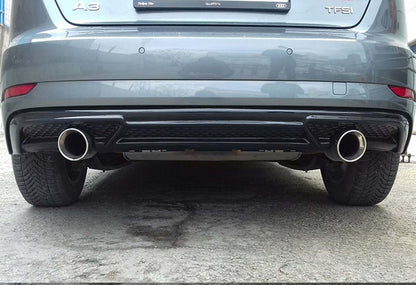 DPT rear diffuser (HB, 2017-2020, gloss black) for Audi A3 2012-2020 - image 2