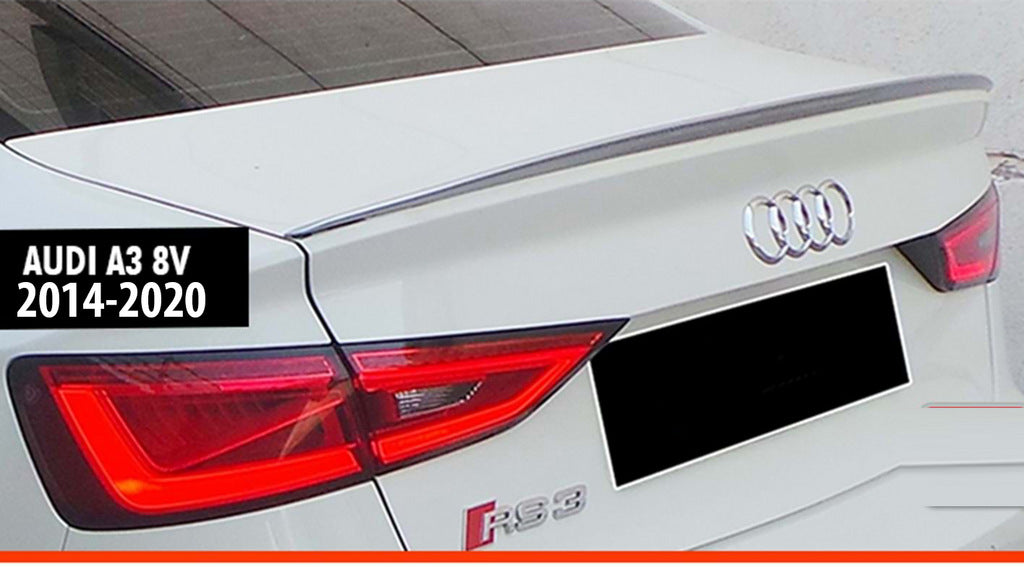 Rear Spoiler DPT V-6 (2014-2020, Gloss Black) for Audi A3 2012-2020 - image 1