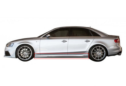 Side Skirts DPT V-1 (primed for painting) for Audi A4 B8 2007-2015 - image 2