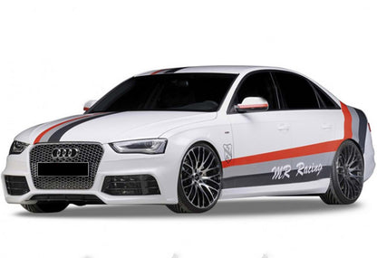 Side Skirts DPT V-1 (primed for painting) for Audi A4 B8 2007-2015 - image 3