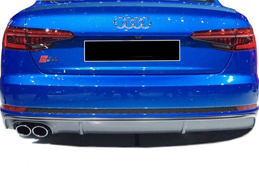 Rear Diffuser DPT (2016-2019, Gloss Black) for Audi A4 B9 2015-2024 - image 2