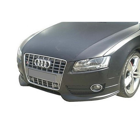 Front Bumper Lip DPT Flap (2007-2011, Gloss Black) for Audi A5 2007-2015 - image 1