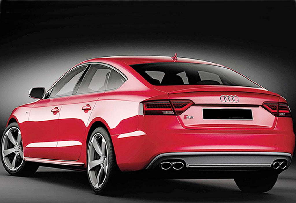 DPT V-2 Spoiler (for Sedan, Gloss Black) for Audi A5 2007-2015 - image 3