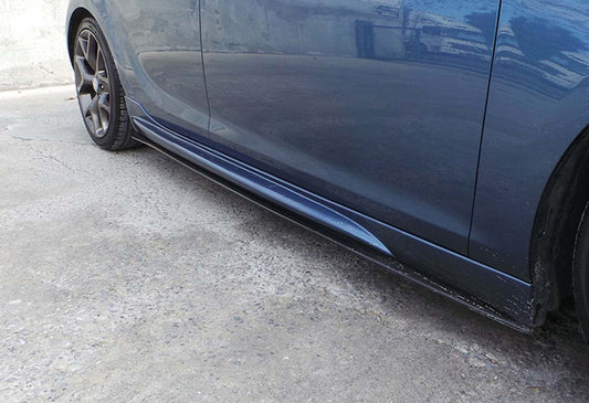 Side sills DPT V-1 (for painting) for Opel Astra J 2009-2015 - image 1