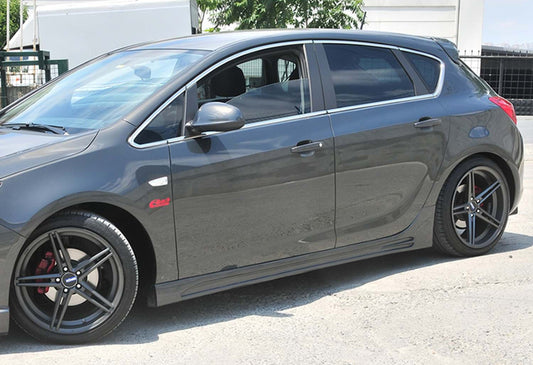 Side sills DPT V-3 (For painting) for Opel Astra J 2009-2015 - image 1