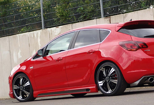 Side Skirts DPT V-2 (Gloss Black) for Opel Astra J 2009-2015 - image 2