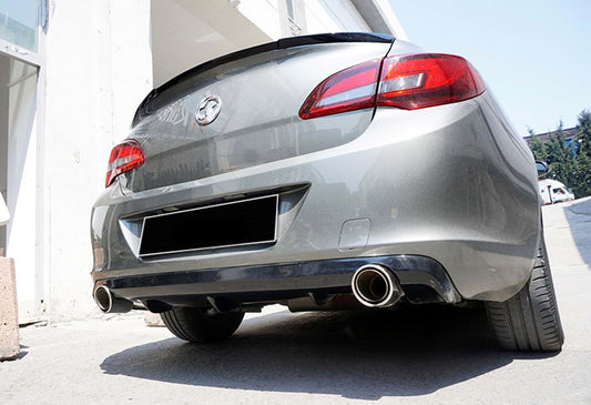 DPT V-1 rear diffuser (SD, gloss black) for Opel Astra J 2009-2015 - image 1