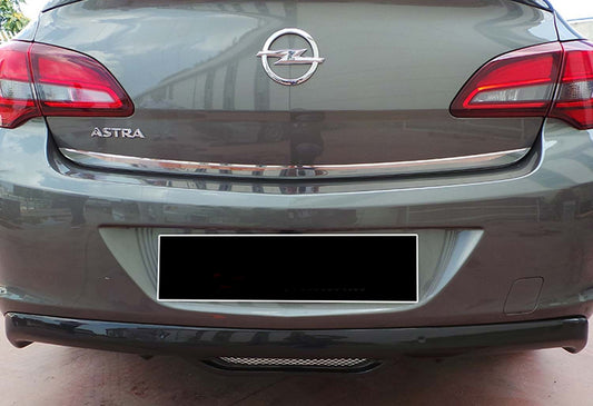 DPT V-2 rear diffuser (SD, gloss black) for Opel Astra J 2009-2015 - image 1