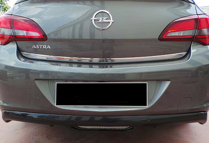 Rear Diffuser DPT V-2 (SD, Gloss Black) for Opel Astra J 2009-2015 - image 1