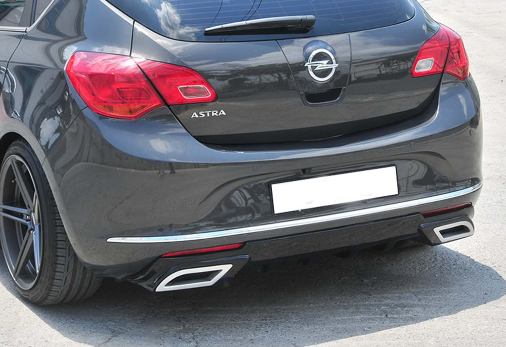 Rear Diffuser DPT V1 (2012-2015, HB, Gloss Black) for Opel Astra J 2009-2015 - image 3