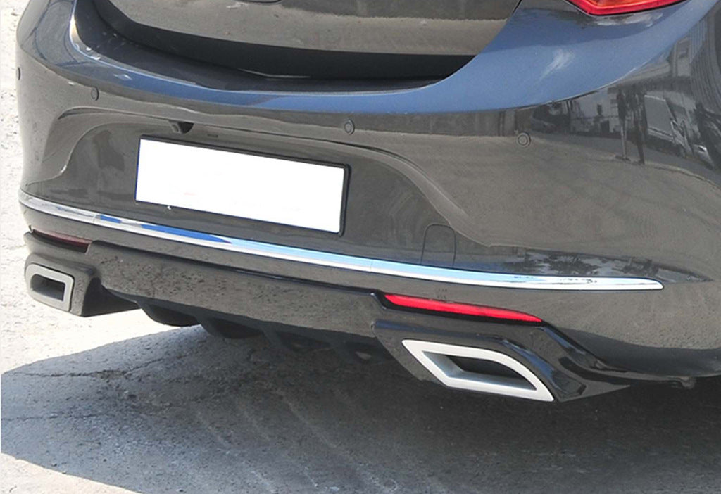 Rear Diffuser DPT (2012-2015, HB, Gloss Black) for Opel Astra J 2009-2015 - image 4
