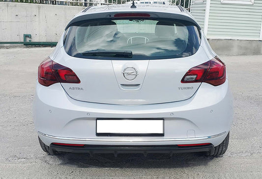 DPT rear diffuser (HB, gloss black) for Opel Astra J 2009-2015 - image 2