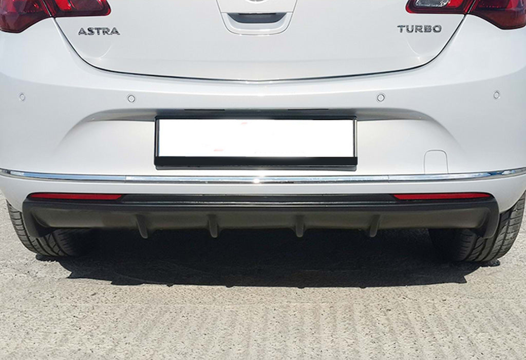 DPT rear diffuser (HB, gloss black) for Opel Astra J 2009-2015 - image 1