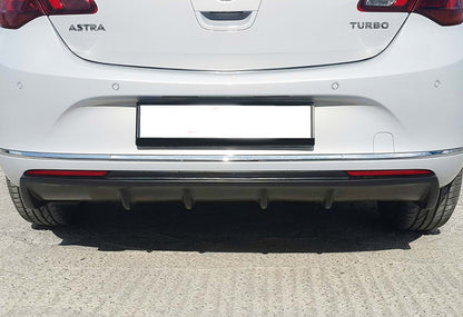DPT rear diffuser (HB, gloss black) for Opel Astra J 2009-2015 - image 1