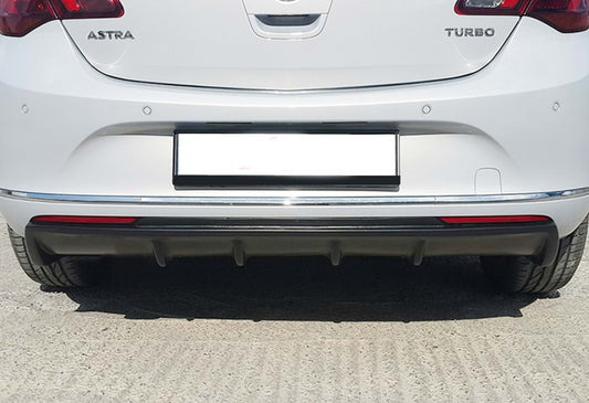 DPT rear diffuser (HB, gloss black) for Opel Astra J 2009-2015 - image 1