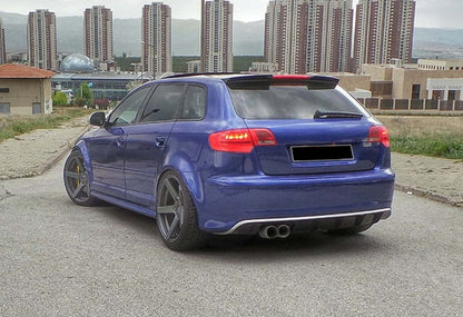 DPT V-2 Spoiler (2003-2008, Gloss Black) for Audi A3 2003-2012 - image 7