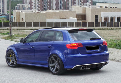 DPT V-2 Spoiler (2003-2008, Gloss Black) for Audi A3 2003-2012 - image 2