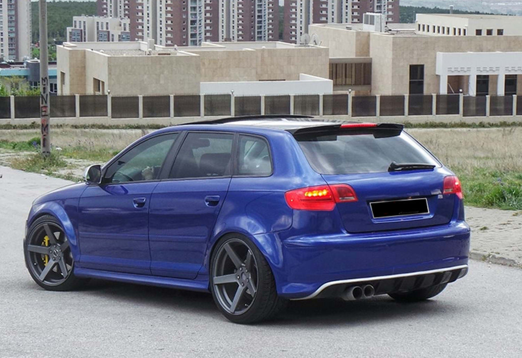 DPT V-2 Spoiler (2003-2008, Gloss Black) for Audi A3 2003-2012 - image 2
