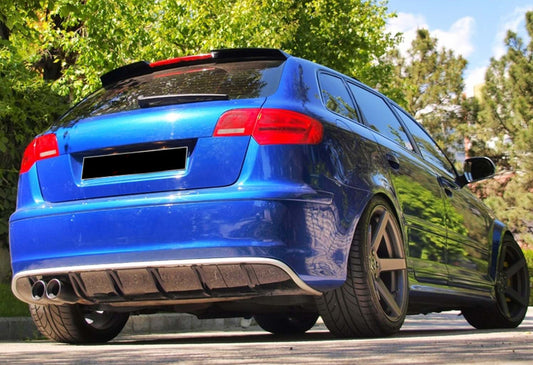 DPT V-2 Spoiler (2003-2008, Gloss Black) for Audi A3 2003-2012 - image 1