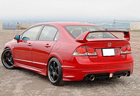 Rear diffuser DPT V-3 (For painting) for Honda Civic Sedan VIII 2006-2011 - image 2