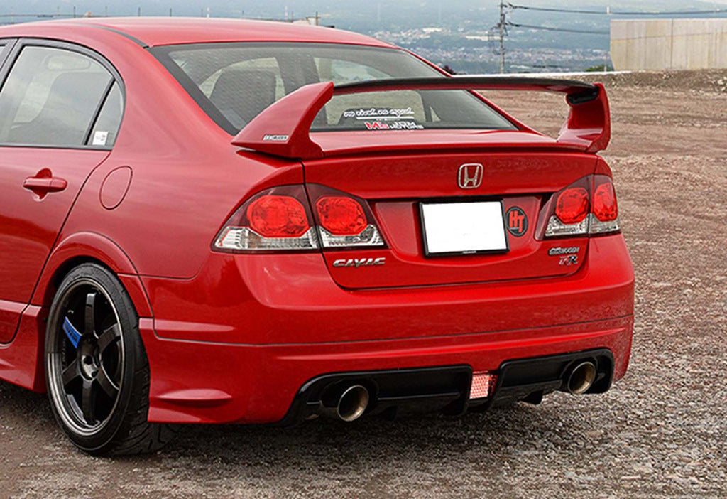 Rear diffuser DPT V-3 (For painting) for Honda Civic Sedan VIII 2006-2011 - image 1