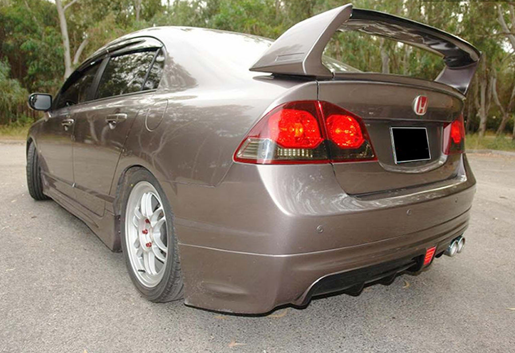 Rear Diffuser DPT V-2 (Gloss Black) for Honda Civic Sedan VIII 2006-2011 - image 3