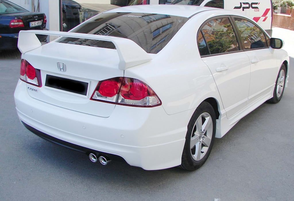 Rear Diffuser DPT V-1 (Gloss Black) for Honda Civic Sedan VIII 2006-2011 - image 4