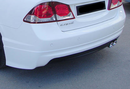 Rear Diffuser DPT V-1 (Gloss Black) for Honda Civic Sedan VIII 2006-2011 - image 1