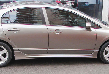 DPT Side Skirts (primed for painting) for Honda Civic Sedan VIII 2006-2011 - image 1