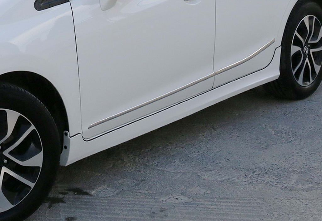 DPT Side Skirts (primed for painting) for Honda Civic Sedan IX 2011-2016 - image 1
