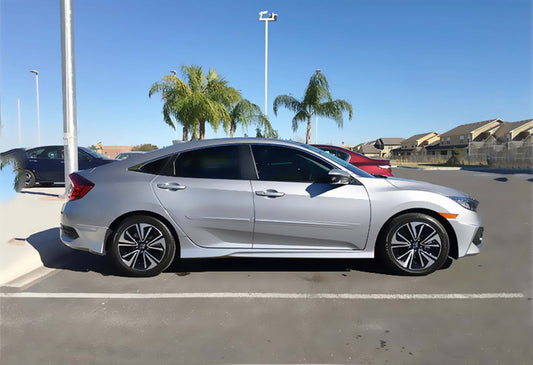 Side Skirts DPT V-1 (primed for painting) for Honda Civic Sedan X 2016-2021 - image 2