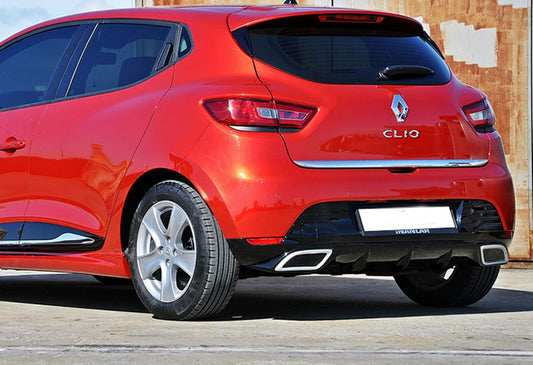 Rear diffuser DPT V-2 (black gloss) for Renault Clio IV 2012-2019 - image 2